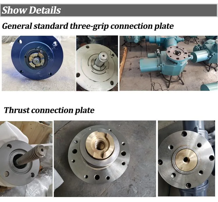 DN50 CF8 CF8m Stainless Steel Double Flange Multi Turn Electric Actuated Water Flow Control Motorized Gate Valve Zyr350 Zyr500